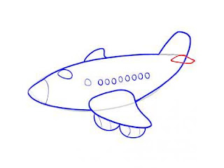  Menggambar  Pesawat Menggambar  Asik