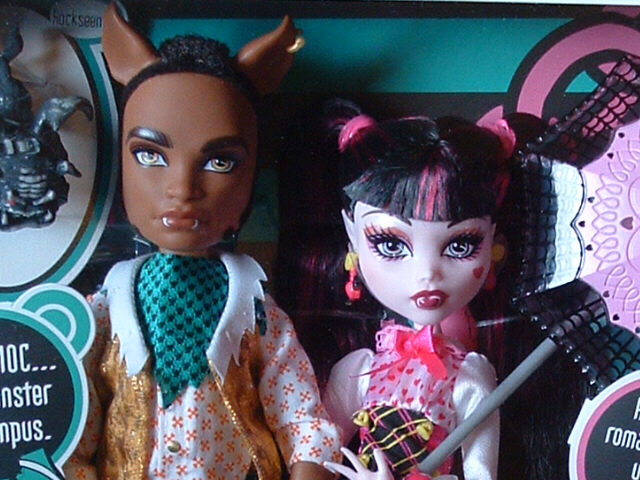 Monster High Draculaura and Clawd Wolf I like Clawd but I'm probably going