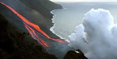 gambar, foto, lava, magma, lahar