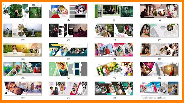 20+best Wedding Album Design Psd 12×36