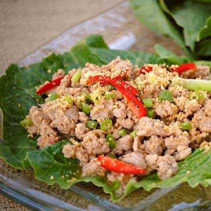 Thai Turkey Lettuce Wraps