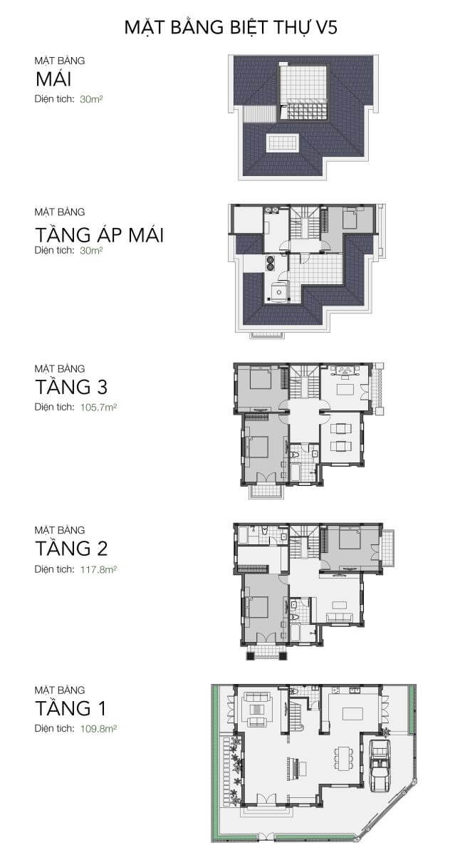 Mẫu thiết kế 5 Eurowindow Twin Parks Gia Lâm.