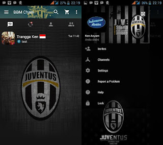 BBM Mod Juventus F.C Transparan V3.2.3.11 Apk