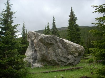 secret boulder in peaceful valley