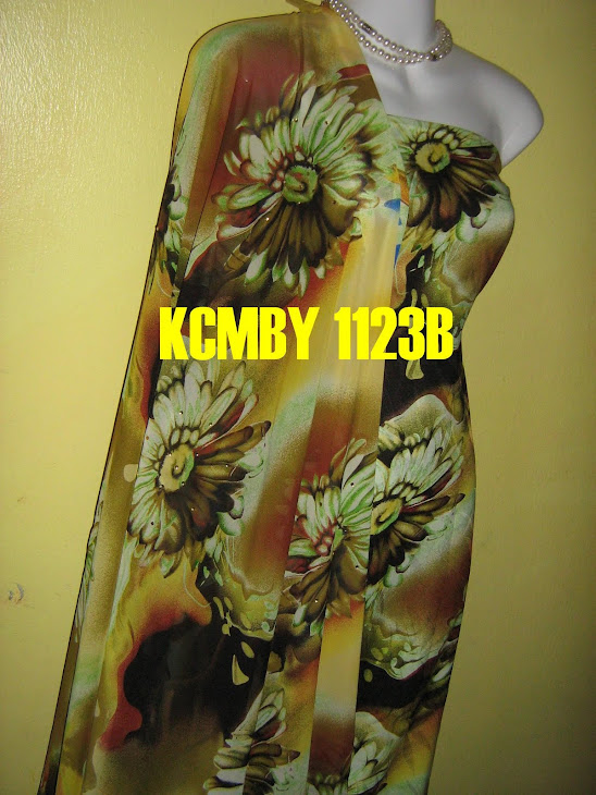 KCMBY 1123B: KOREAN CHIFFON MATCHING BY YNR, 2M+2M, BHG BAJU BERBATU DAN SEDERHANA JARANG