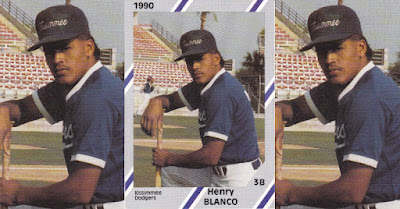 Henry Blanco 1990 GCL Dodgers card