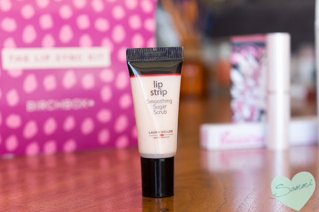 Birchbox: The Lip Sync Kit Review - Laura Geller Lip Strip Smoothing Sugar Scrub