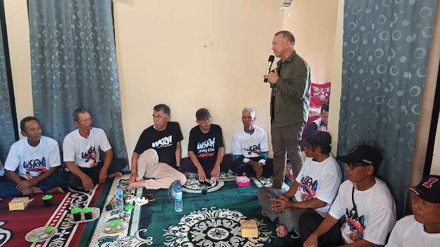 Warga Desa Sedarat Baru Tumpah Ruah Hadiri Kampanye Paslon WS-RH