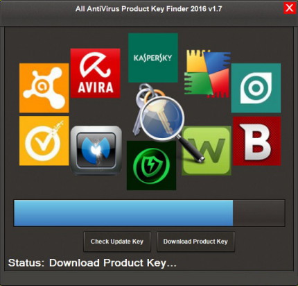 All Antivirus Product Key Finder 2016 1.7