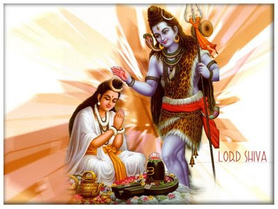 Hindu Lord Shiva And Goddes Paravati Maa Shivling Wallpaper