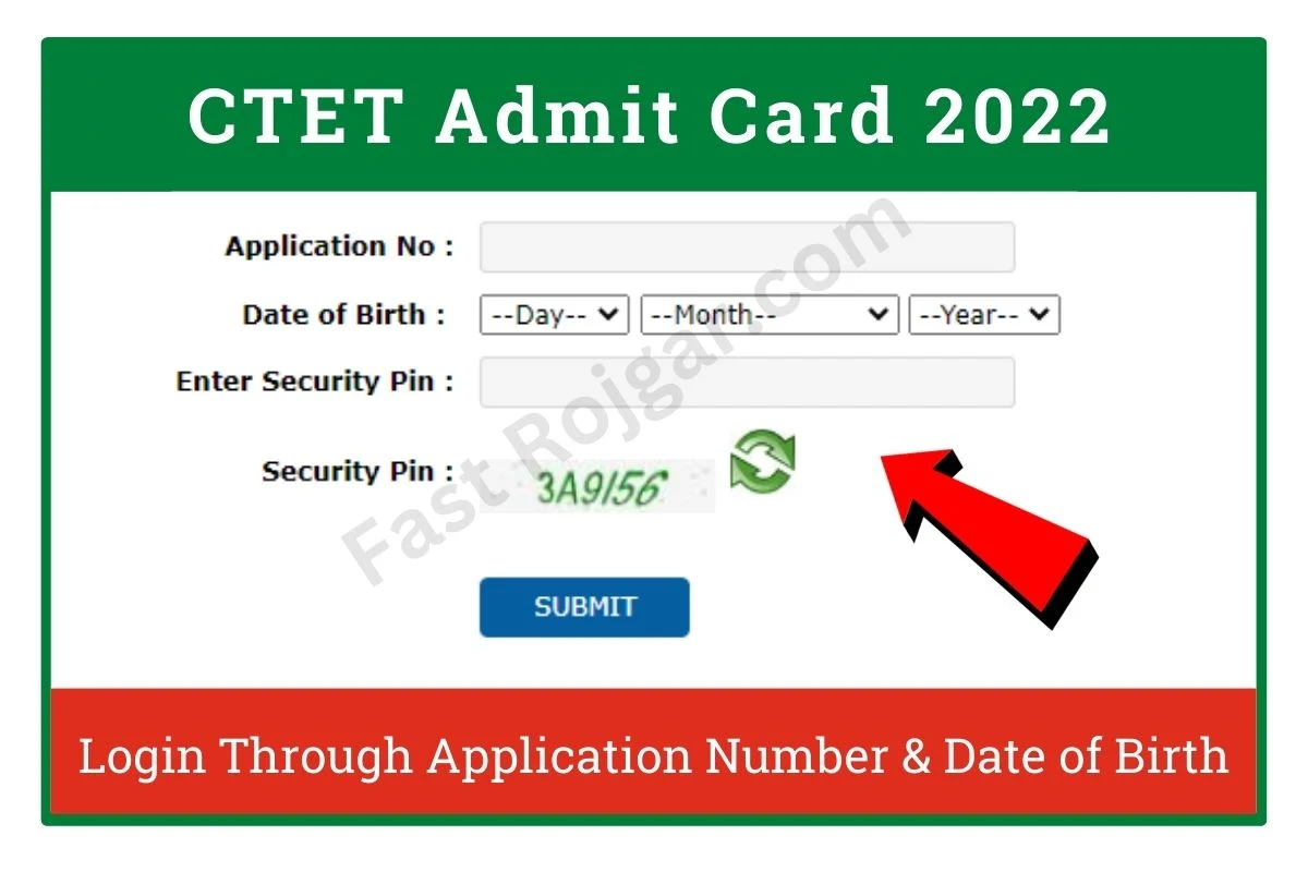 CTET Admit Card 2022