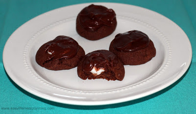 Frosted Chocolate Marshmallow Cookies