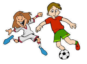 kids playing soccer photo