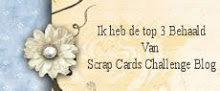 Tweede plek challenge #95 bij Scr@p-Cards Challenge Blog