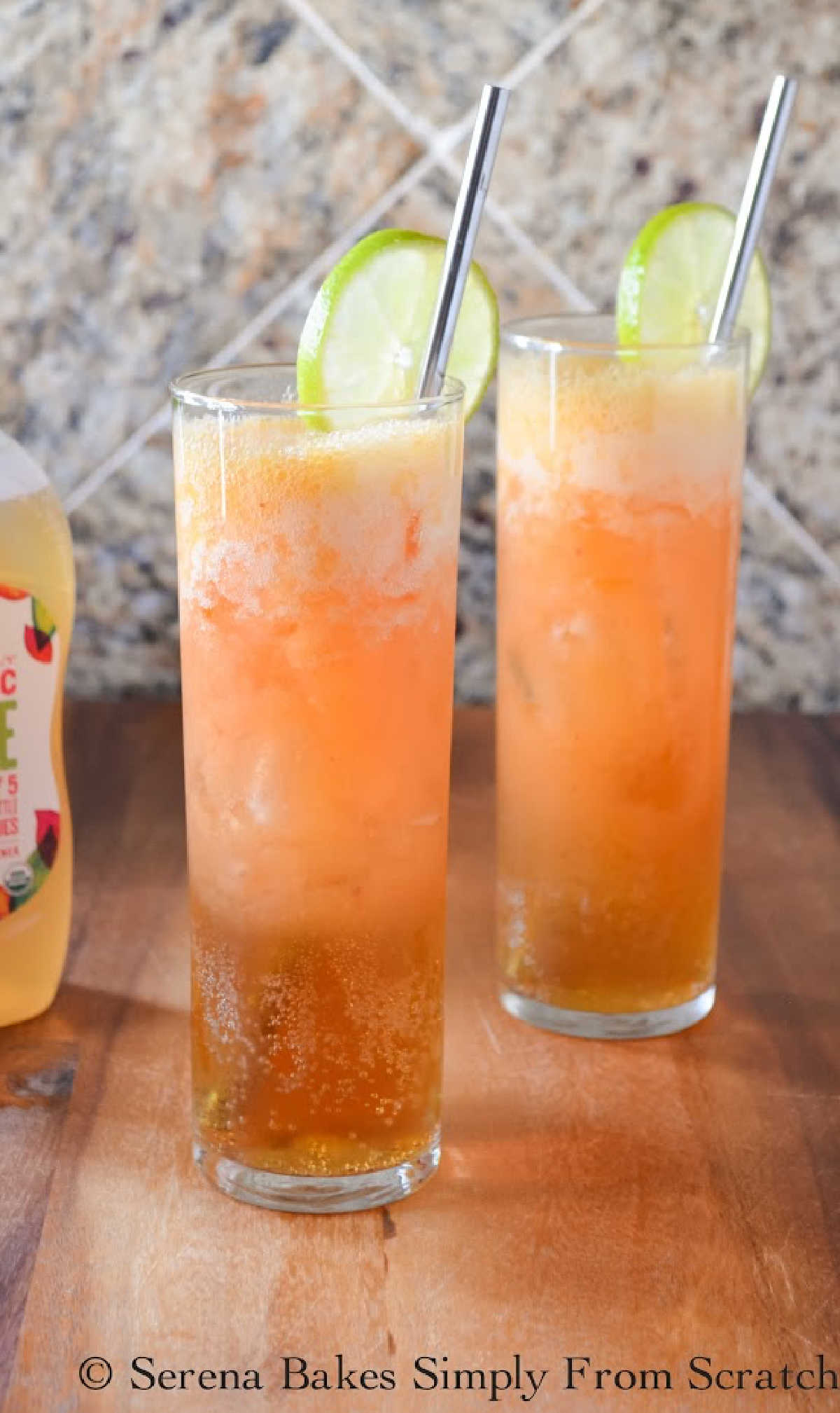 Peachy Ginger Beer Mocktail