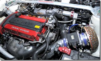 Modification Engine Mitsubishi Lancer Evolution VI GSR