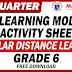 GRADE 6 MODULES AND ACTIVITY SHEETS (QUARTER 4) Free Download