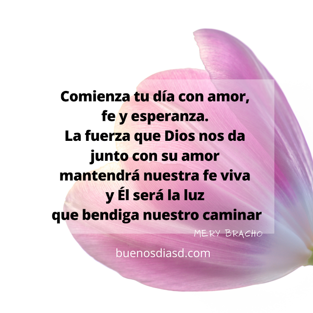 imagen para facebook con frases de bendiciones por Mery Bracho buenos dias