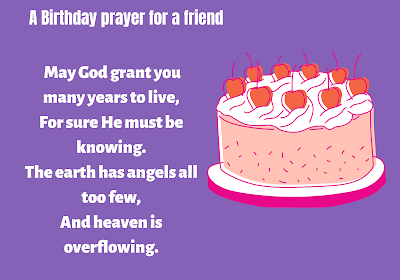 happy birthday prayer to a friend