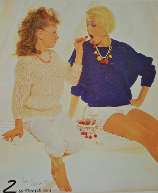 Vintage 1980s Knitting Patterns - Patons Book 259 (Odpins) Ladies' Dolman Sweater