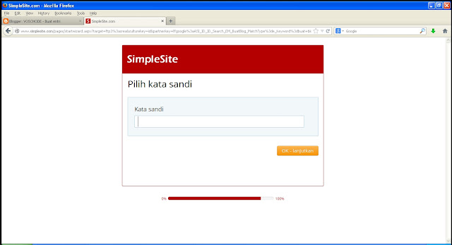 Buat Blog Gratis - SimpleSite Gitu... Dan caranya Buat