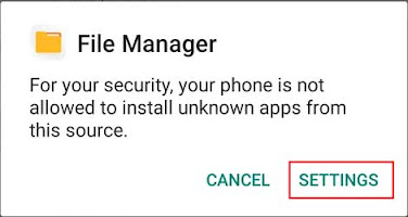 Allow Install Unknown Application