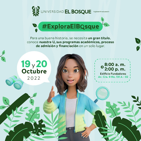 Invitación Explora El Bosque 2022, 19 y 20 de octubre del 2022