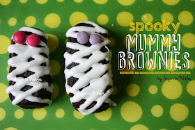 Gluten Free Spooky Mummy Brownies Anyonita Nibbles Gluten Free