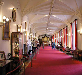 Galeria no castelo de Scone, Perth, Escócia