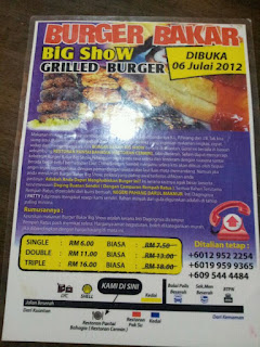 Atai/Naza/Azan: Big Show Grilled Burger, Beserah, Kuantan