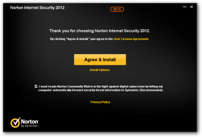 Norton Internet Security 2012 19.5.0.145 Installing Process