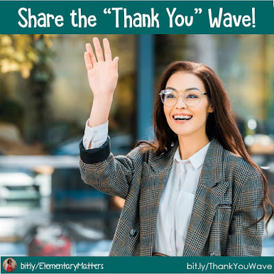 Share the "Thank You" Wave! A simple act of kindness is the best example you can give children!