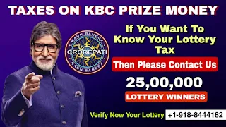 KBC Lottery Prize Money Tax Charges