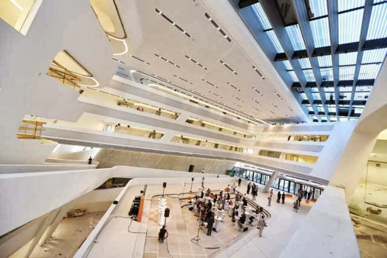 Library and Learning Center by Zaha Hadid Architects