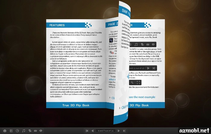 True 3D Flip Book with CMS AS3