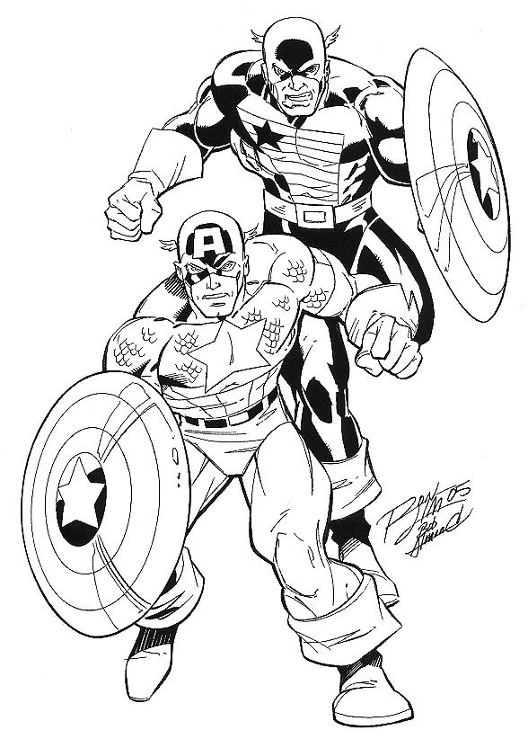 Download Captain America Coloring Pages ~ Free Printable Coloring ...