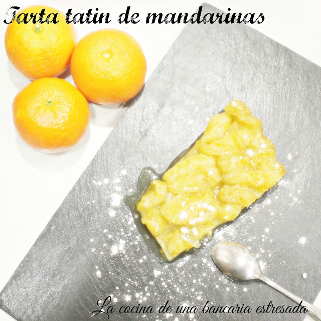 Tarta tatin de mandarinas, receta paso a paso y con fotografías