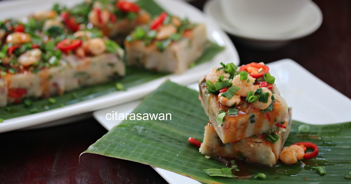 Resepi Kuih Keladi Kukus / Steamed Yam Cake  Resipi 