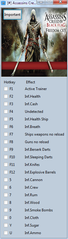 PC Trainers By Mr.AntiFun: Assassin's Creed 4 Black Flag ...