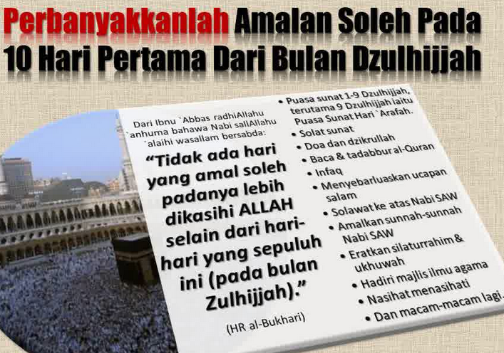 Hikmah Keutamaan Puasa Arafah Bulan Dzulhijjah - Sharing 