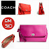COACH Legacy Pinnacle Zip Clutch with flap (Bright Magenta) ~ CLEARANCE STOCK!