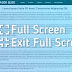 Membuat Fullscreen Halaman Blog Dengan Javascript