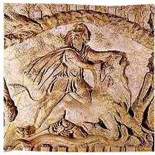 Mithras slaying the cosmic bull