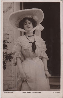 Vintage postcard of Miss Marie Studholme