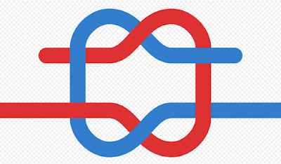 64A: KNOT