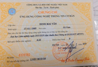 Thông báo tổ chức ôn tập thi ứng dụng CNTT cơ bản theo TT 03/2014 ngày 17.5.2020