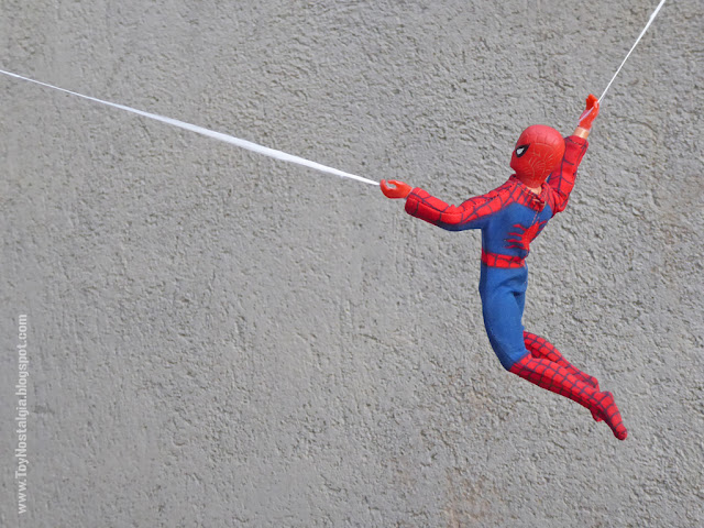 Mego Spider-Man 8 pulgadas lanzando telarañas spider web  (MEGO - World's Greatest Super Heroes!)