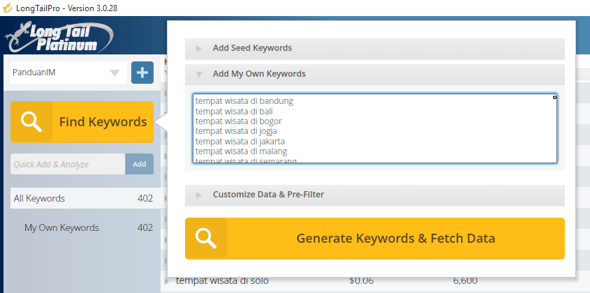 Memprioritaskan Keyword dari Hasil Riset ke Dalam Website