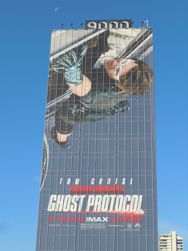 Mission impossible: Ghost Protocol movie billboard