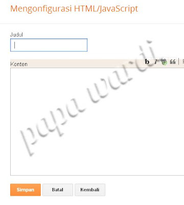 HTML/JavaScript,konfigurasi,social media